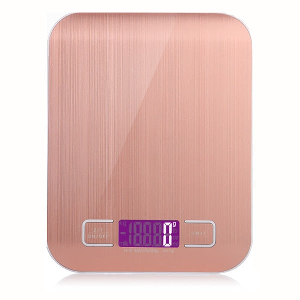 Stainless Steel Digital USB Kitchen Scales 10kg/5kg Electronic