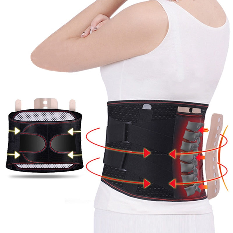 Support Belt Disc Herniation Orthopedic Medical Strain Pain Relief Corset For Back Spine Decompression Brace
